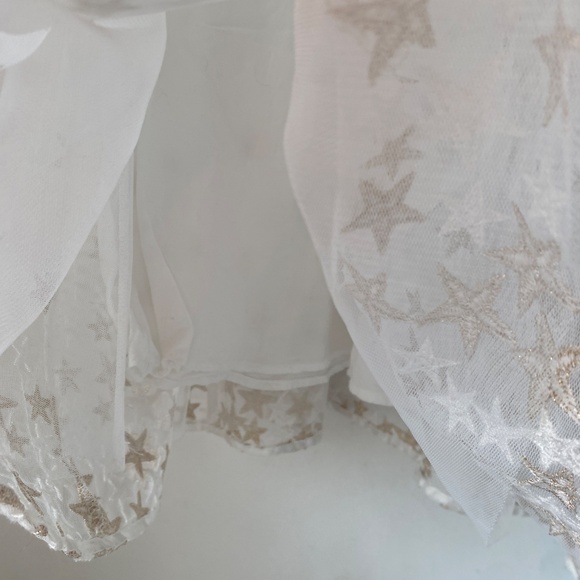 Mayoral 10 Girl’s Starry Embroidered Tulle Dress - Picture 9 of 12